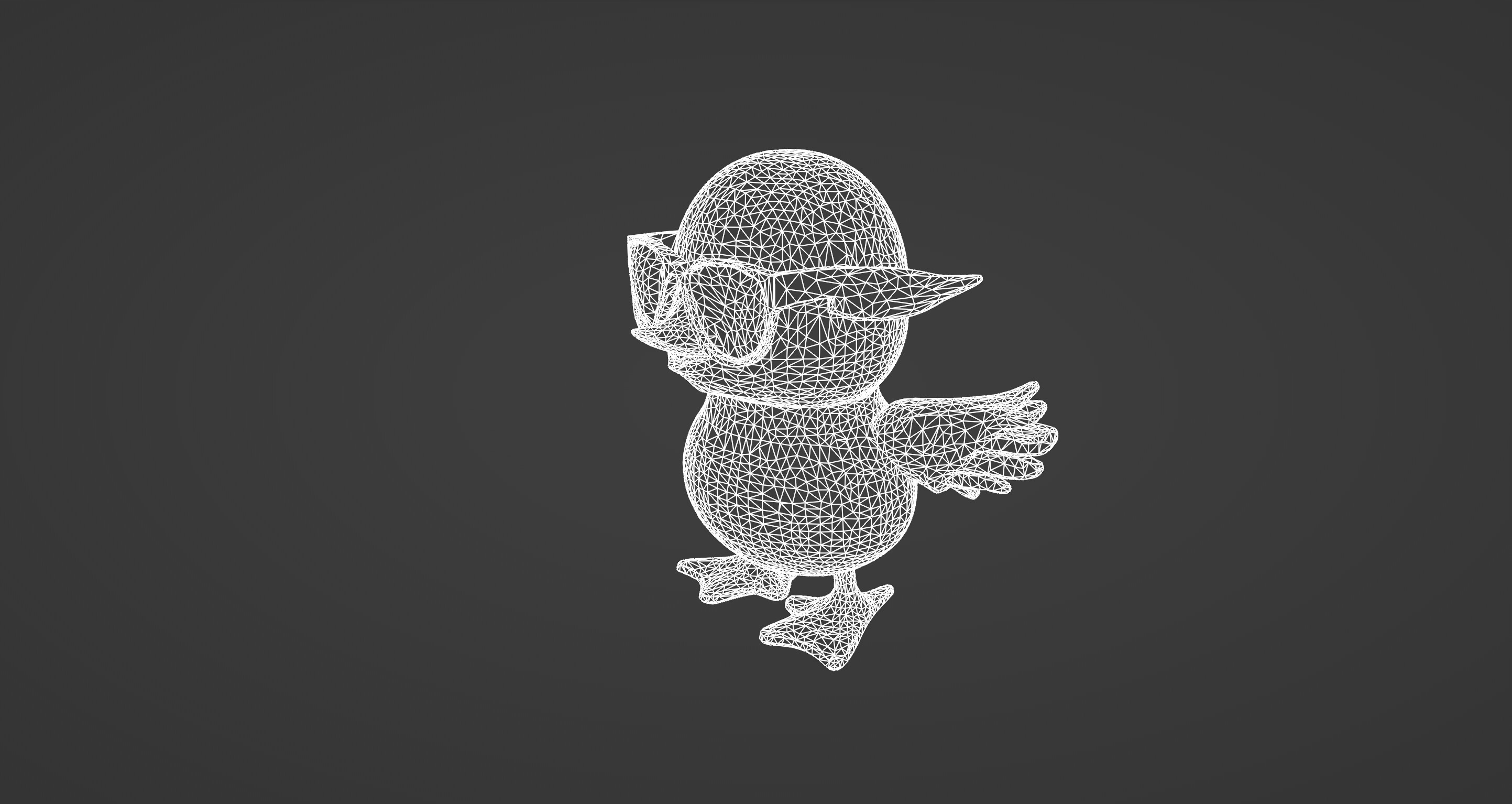 Cool Chick with Sunglasses - 3D Character Model 3D model_5