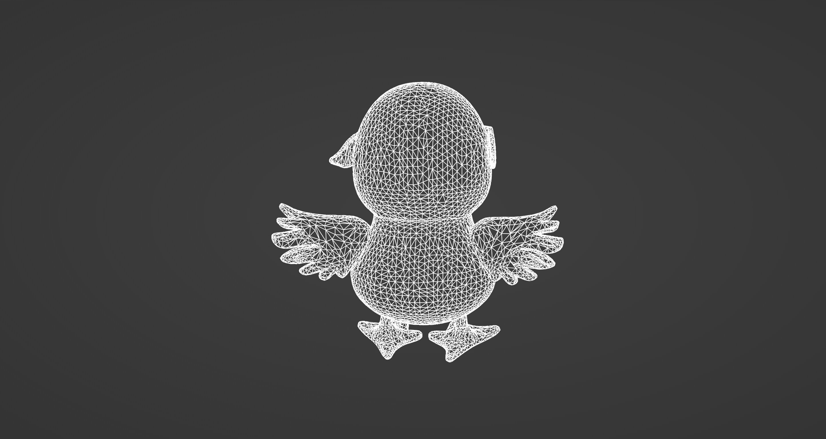 Cool Chick with Sunglasses - 3D Character Model 3D model_3