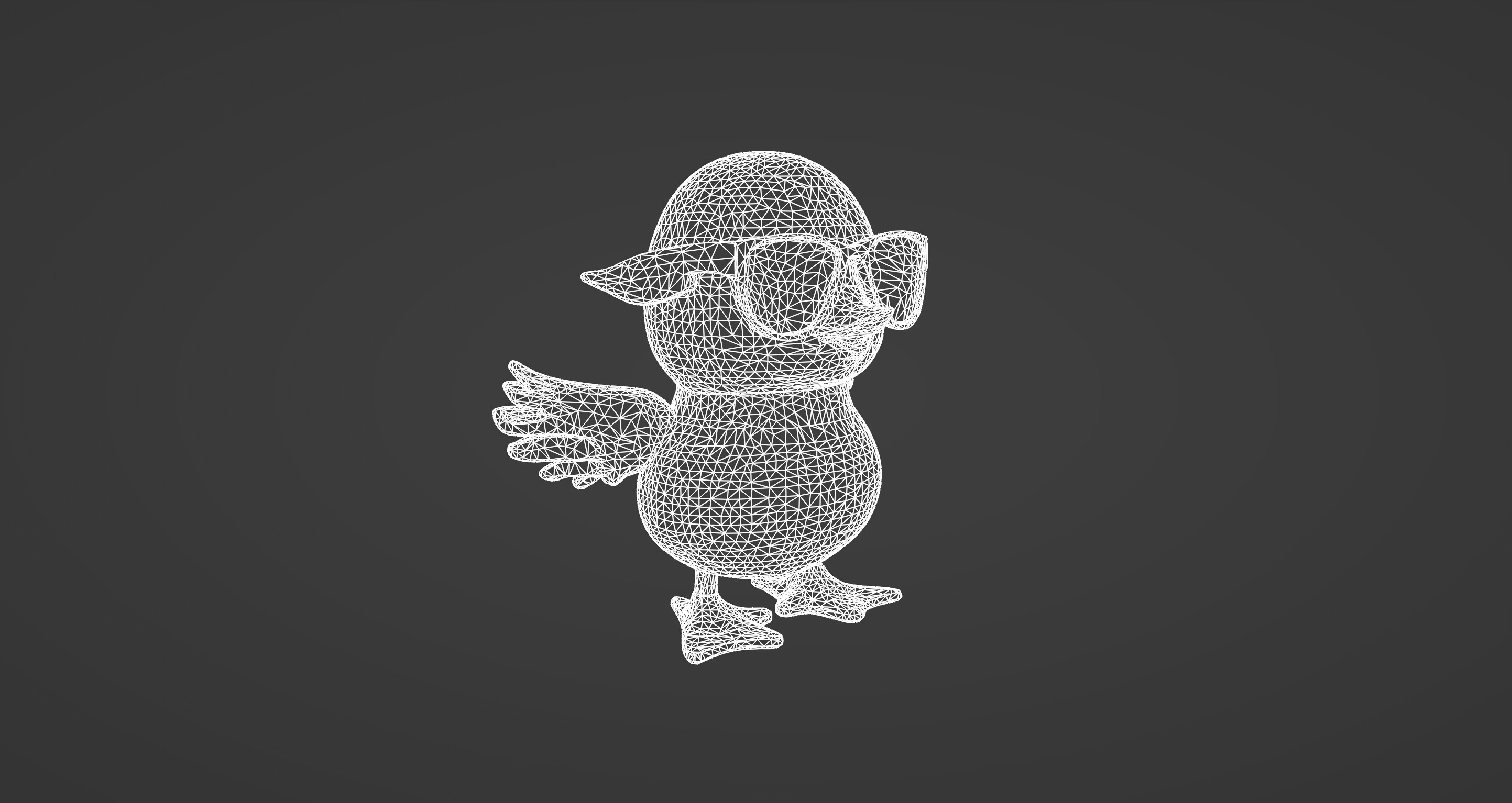 Cool Chick with Sunglasses - 3D Character Model 3D model_11