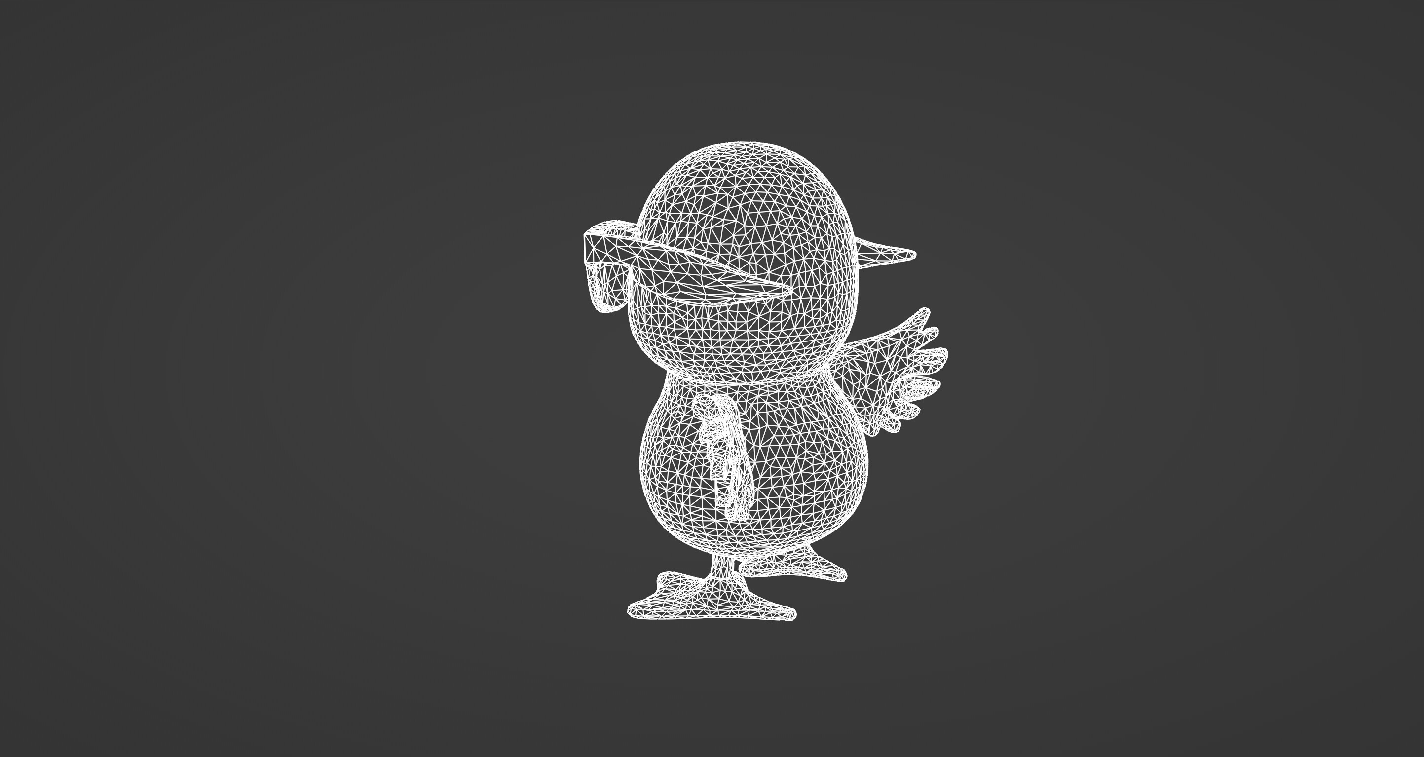 Cool Chick with Sunglasses - 3D Character Model 3D model_4