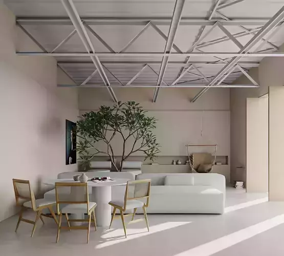 apartment interior scenes         3D model