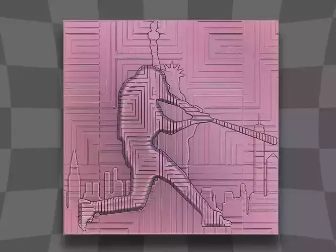 Baseball at NewYork 3D print model