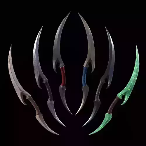 Fantasy Styized Dagger PBR 