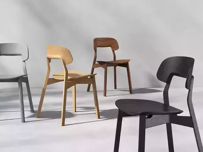 Nonoto Chair Wooden Seat
