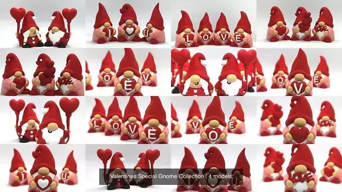 Valentines Special Gnome Collection