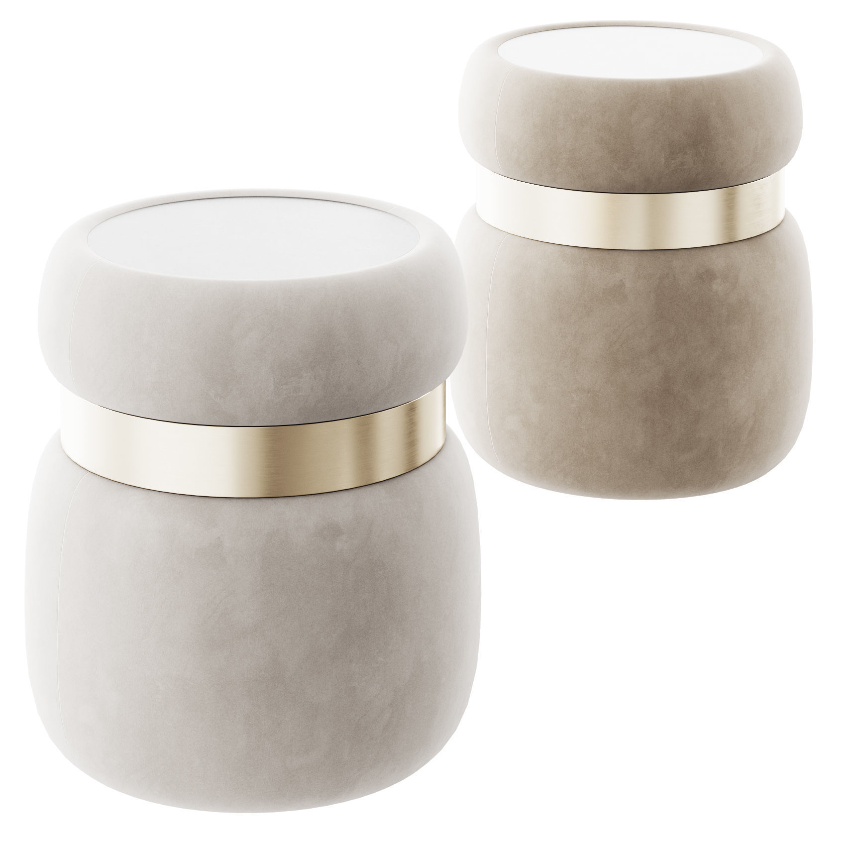 Azur Bedside Table By Colunex 3D model_2