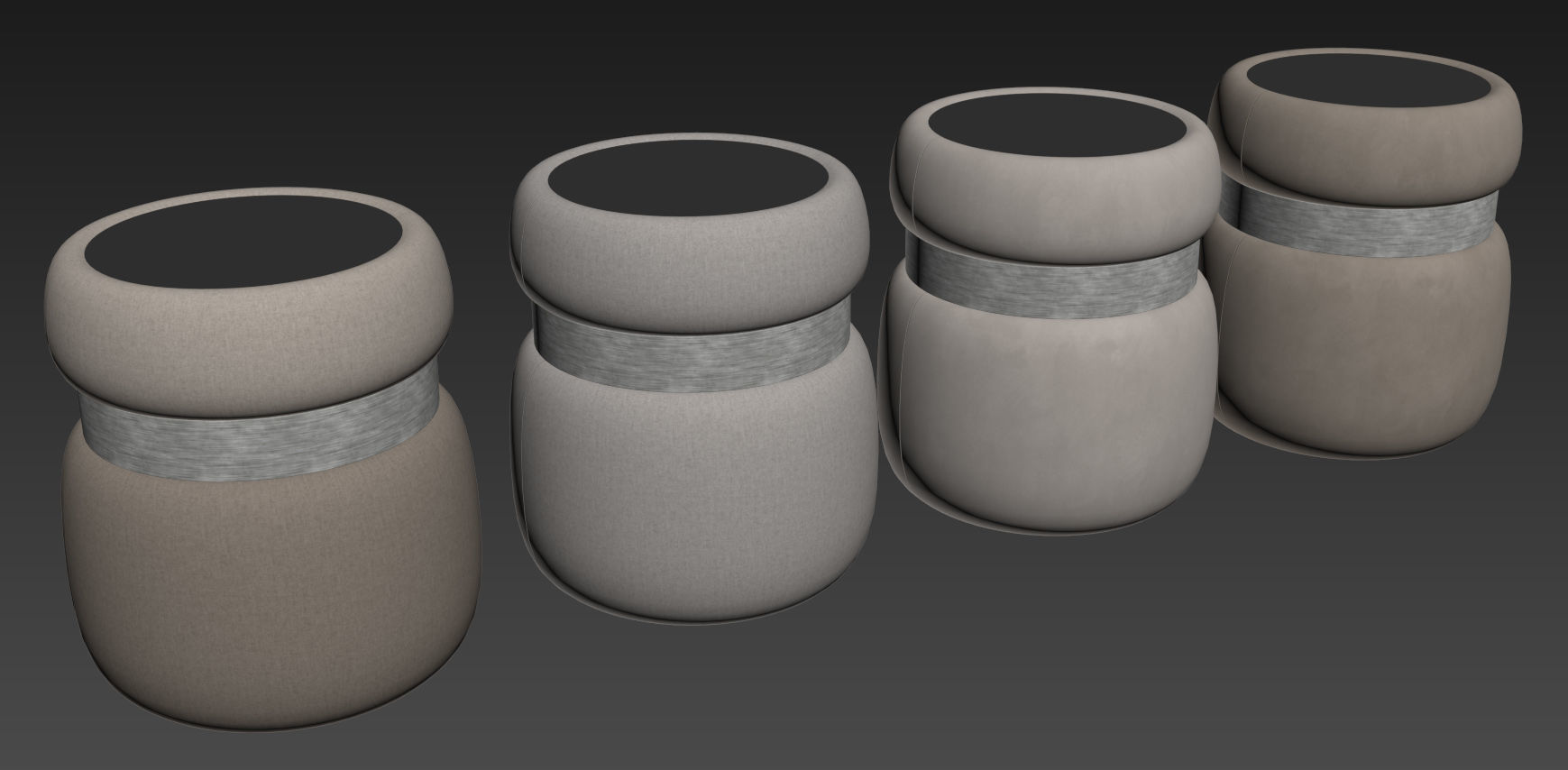 Azur Bedside Table By Colunex 3D model_5