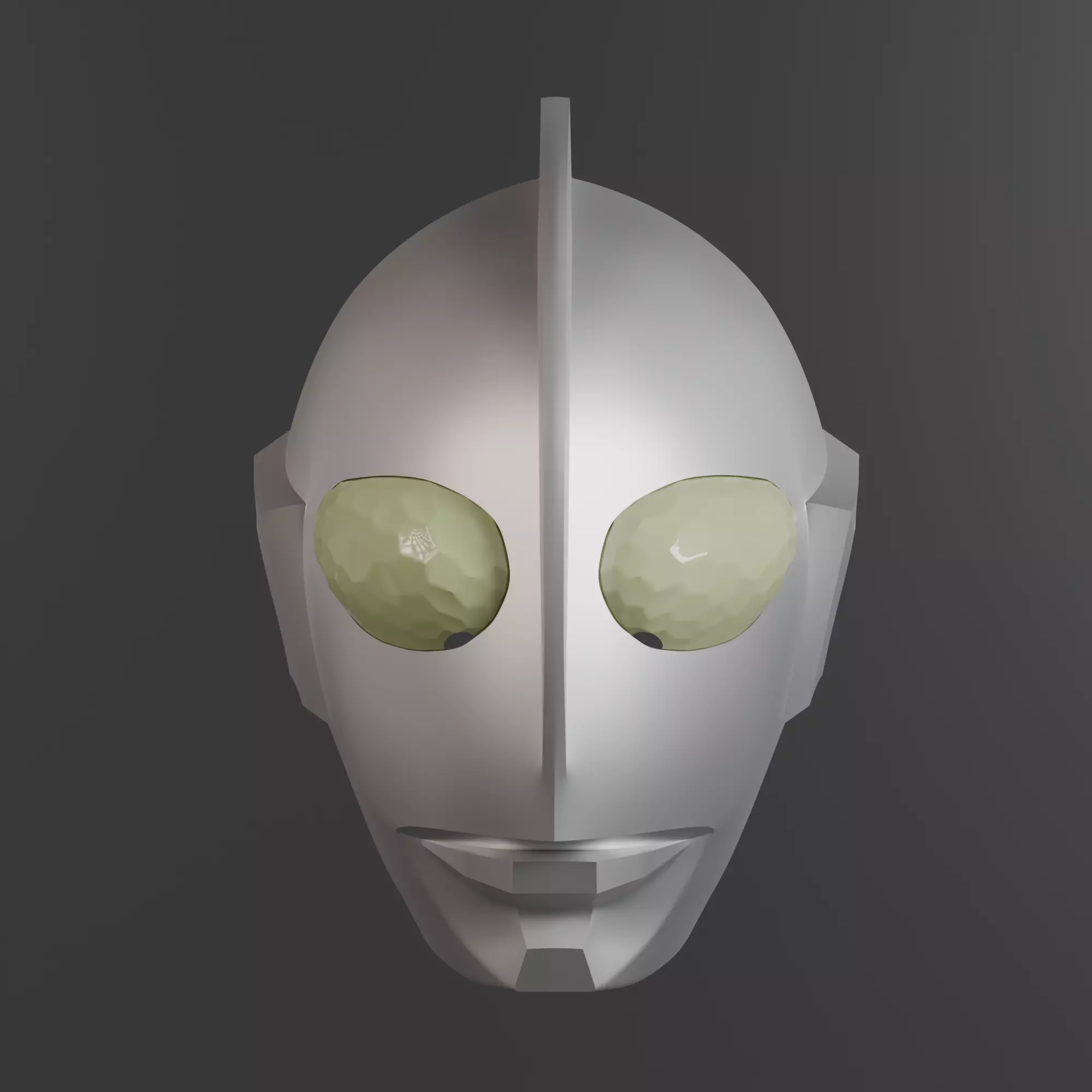 The First Ultraman Hayata Mask Wearable for Cosplay 3D print model