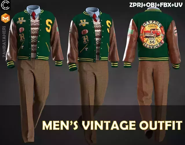 MEN VINTAGE OUTFIT