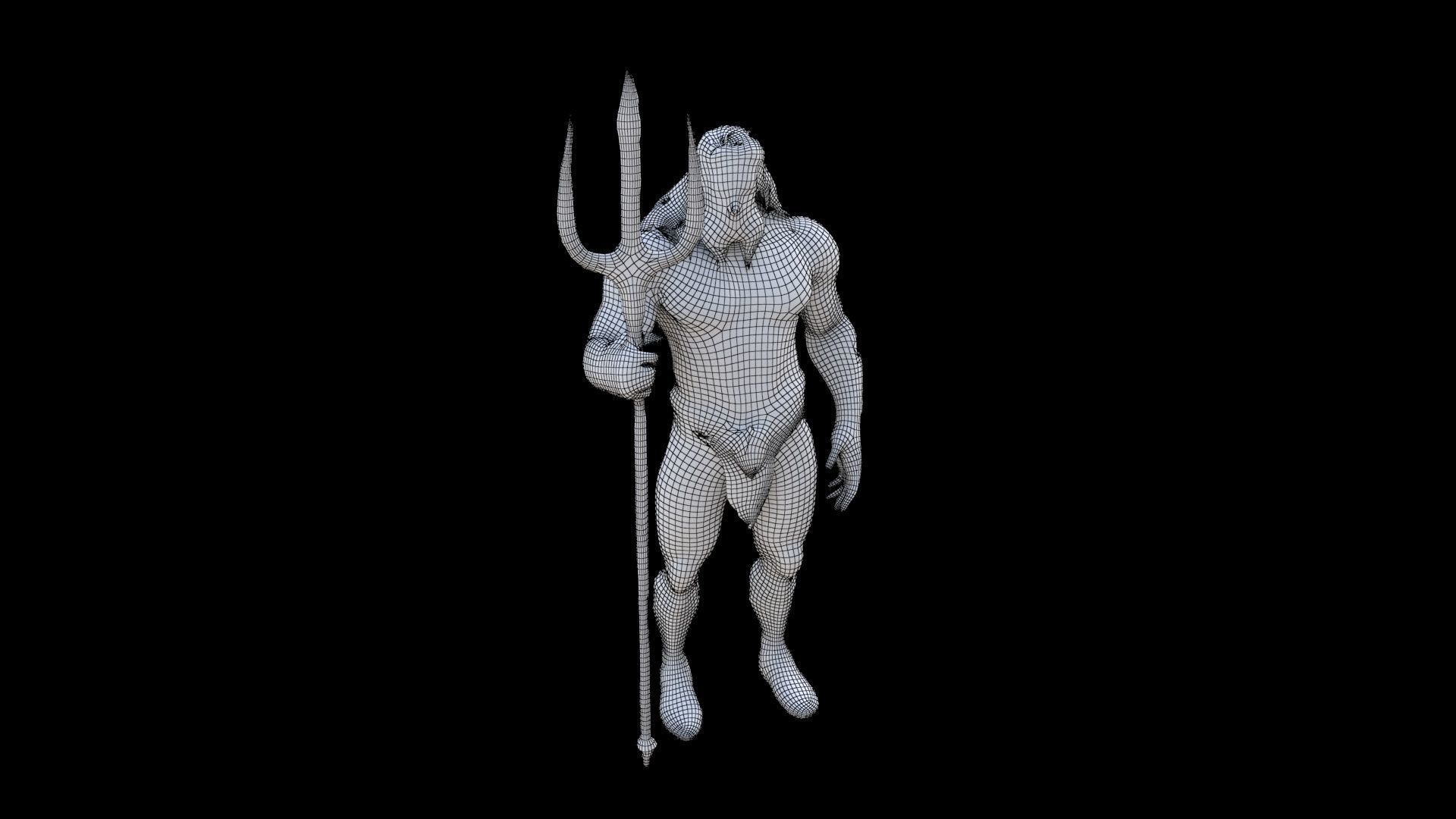 Aquaman 3D model_6