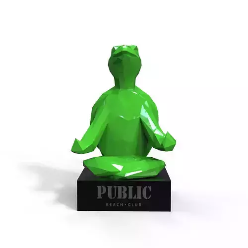 polygonal turtle on the podium