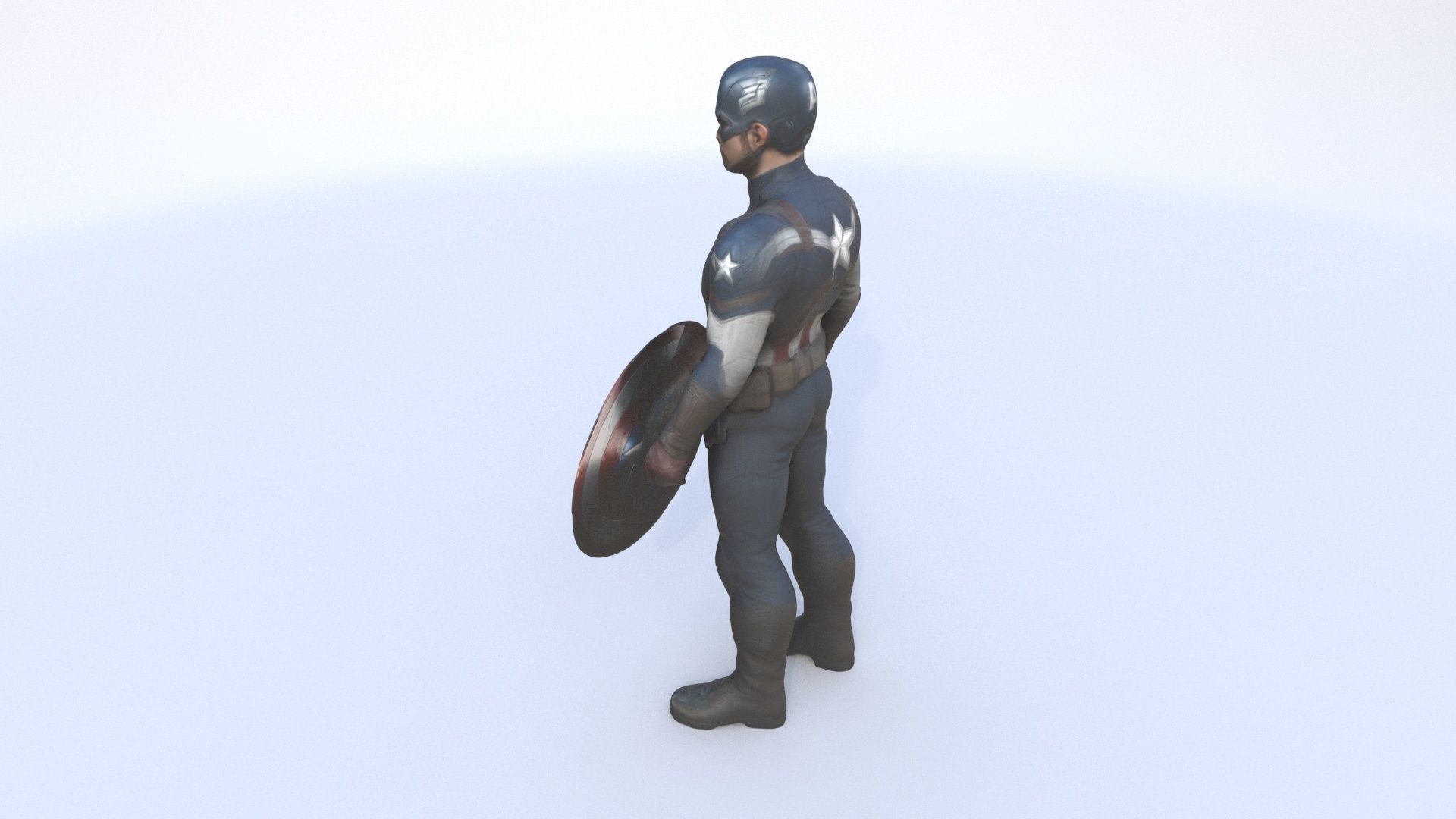 Captain America 3D model_3