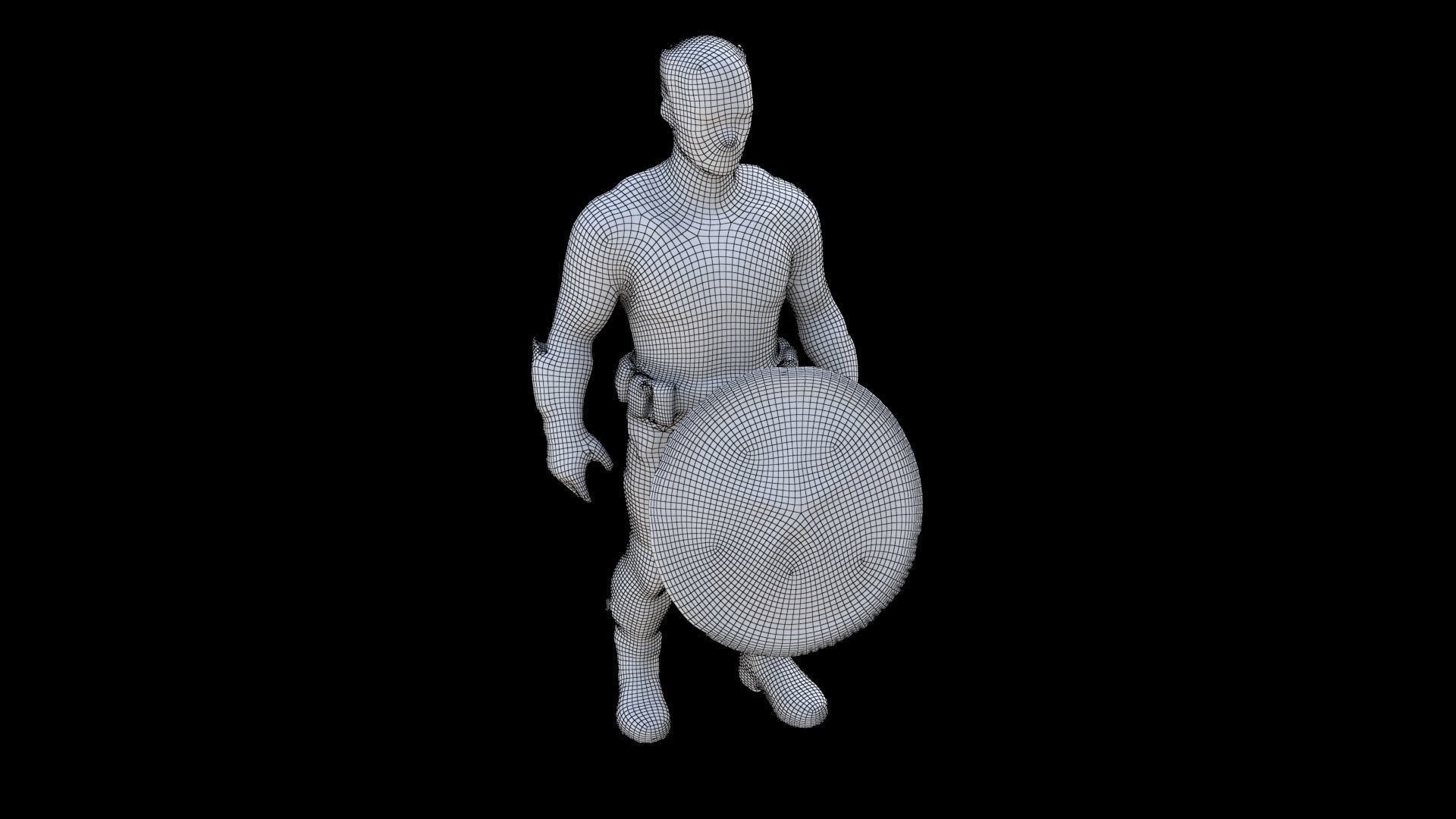 Captain America 3D model_6