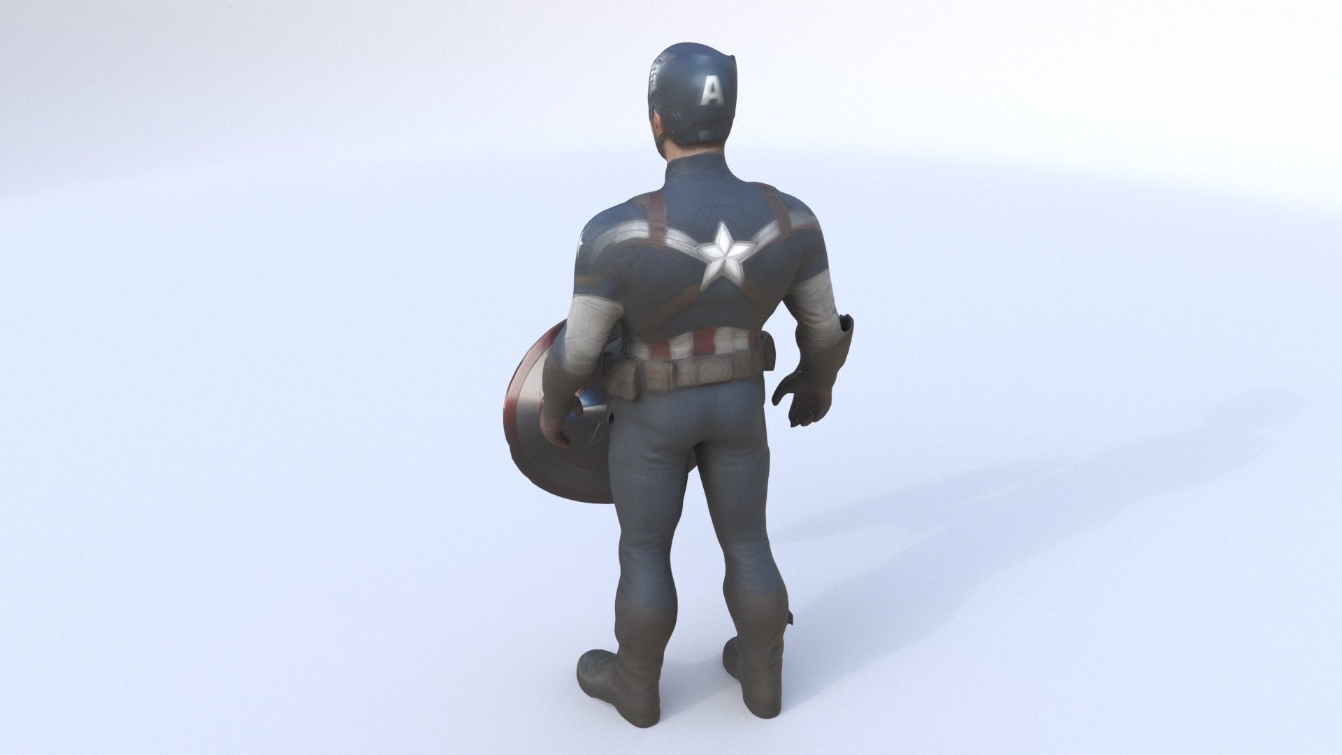Captain America 3D model_4