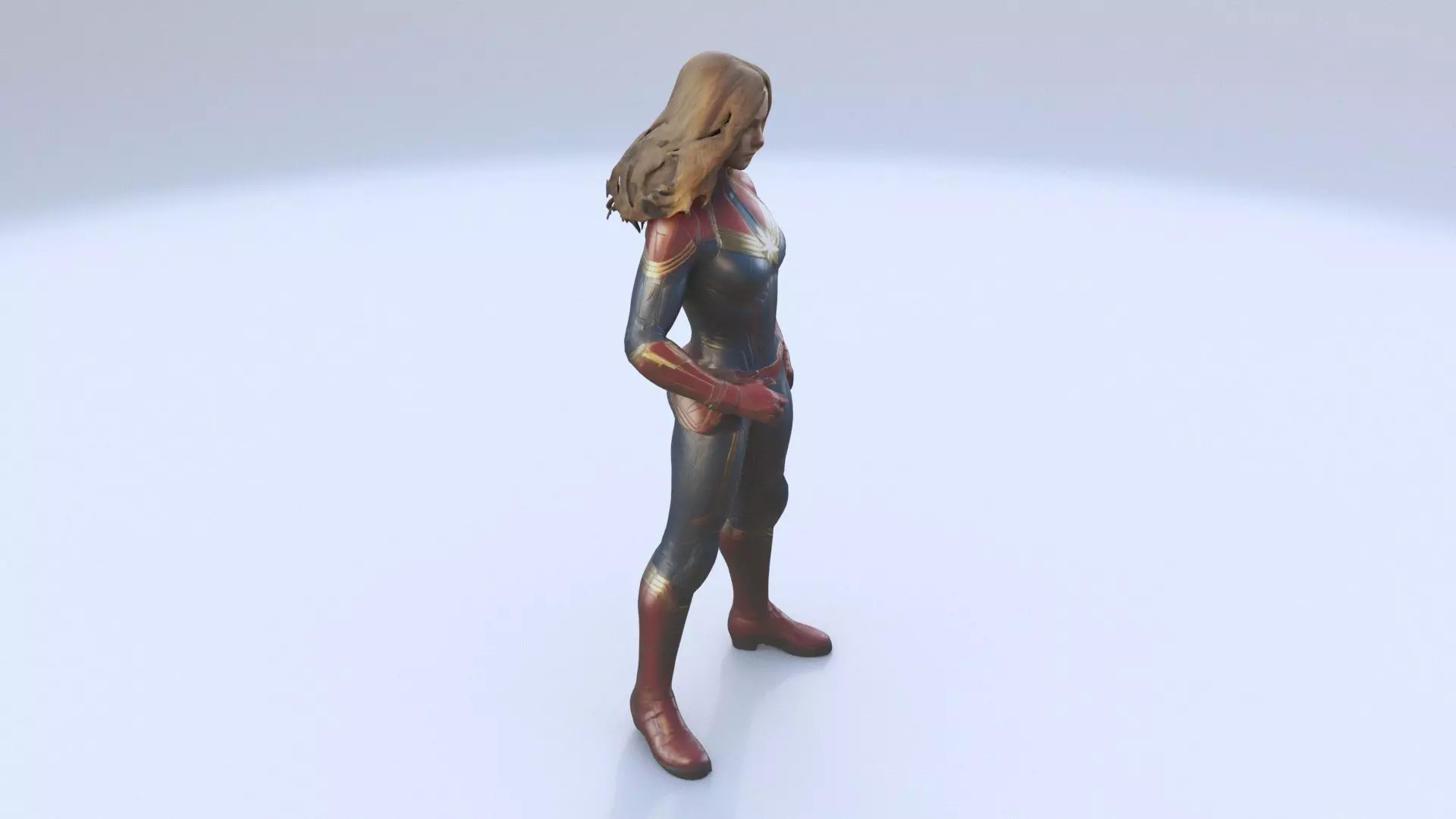 Captain Marvel 3D model_0