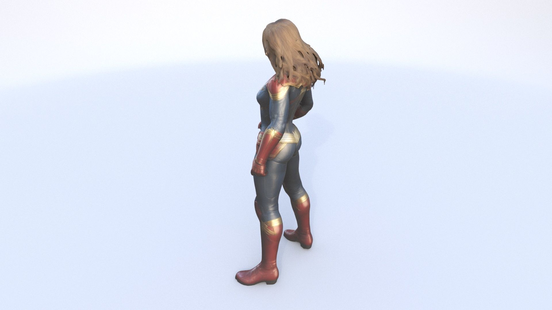Captain Marvel 3D model_3