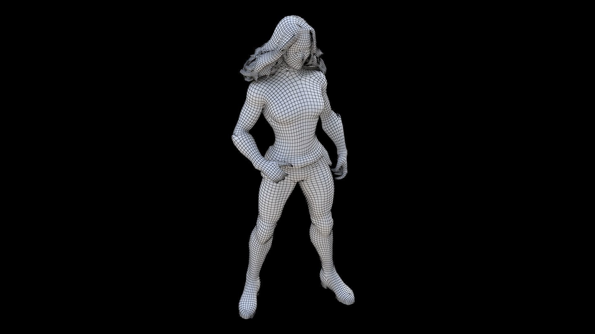 Captain Marvel 3D model_6