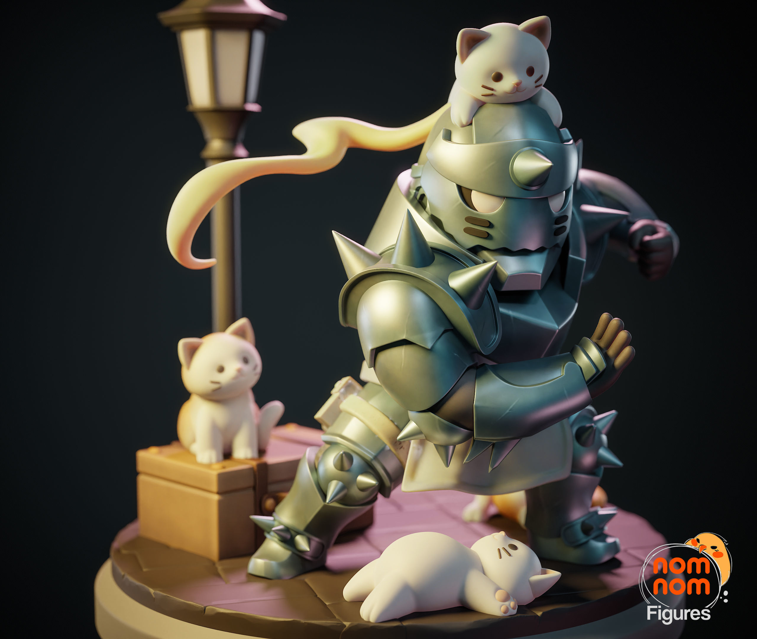 Chibi Alphonse Elric - Full Metal Alchemist 3D print model_2
