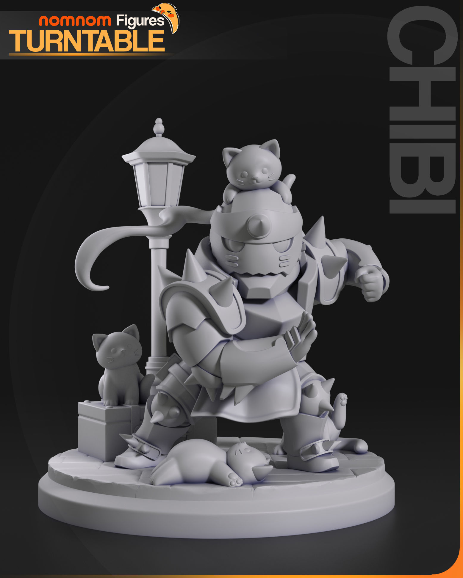 Chibi Alphonse Elric - Full Metal Alchemist 3D print model_5