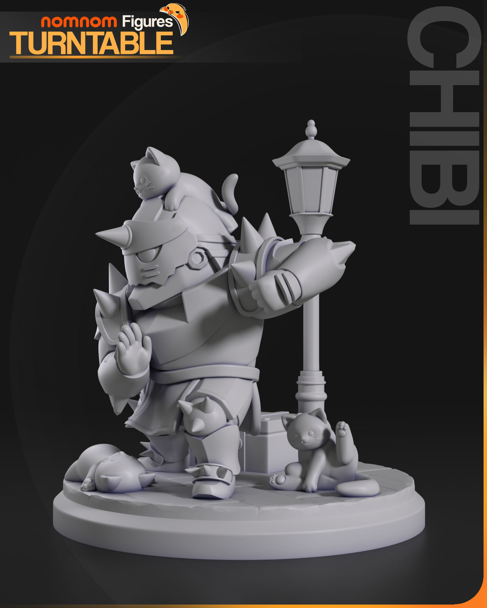 Chibi Alphonse Elric - Full Metal Alchemist 3D print model_6