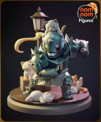 Chibi Alphonse Elric - Full Metal Alchemist 3D print model