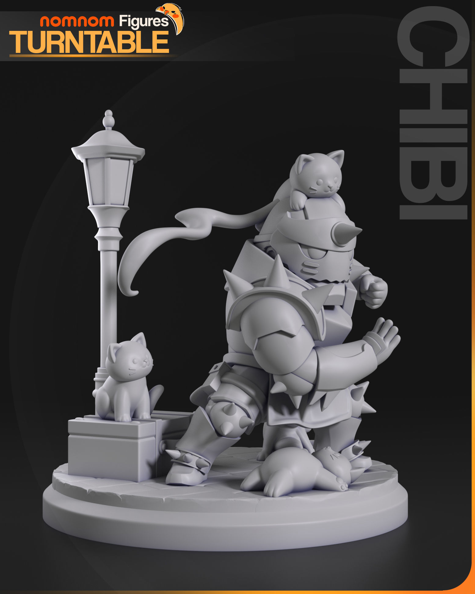Chibi Alphonse Elric - Full Metal Alchemist 3D print model_8