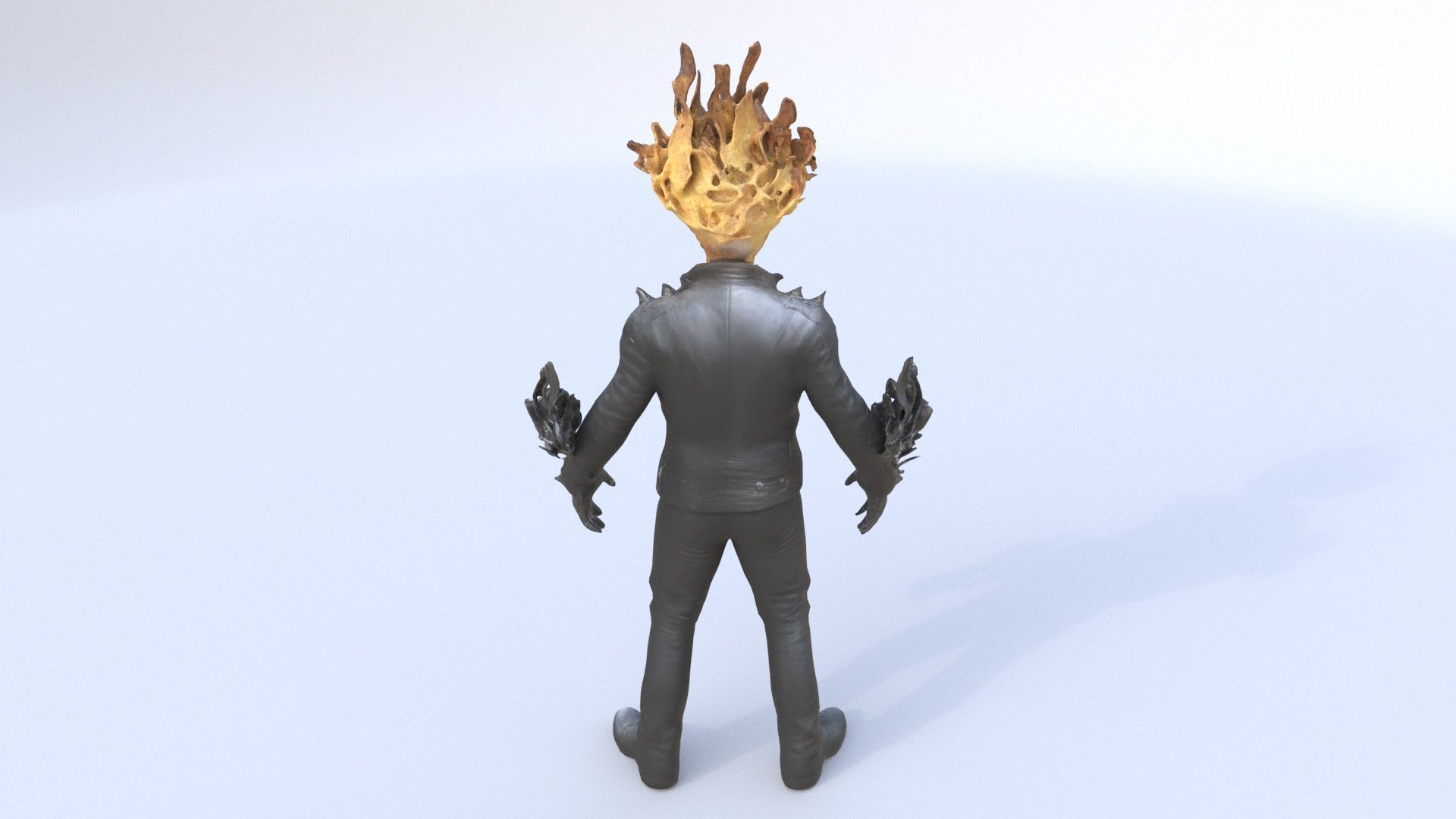 Ghost Rider 3D model_4