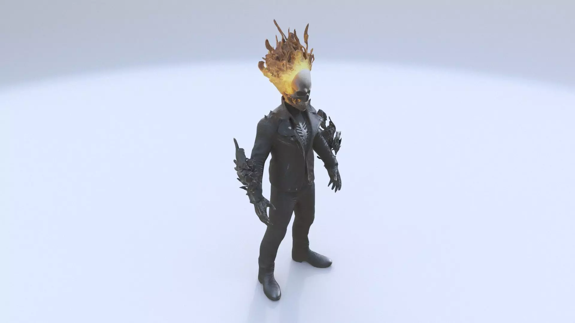 Ghost Rider 3D model_0
