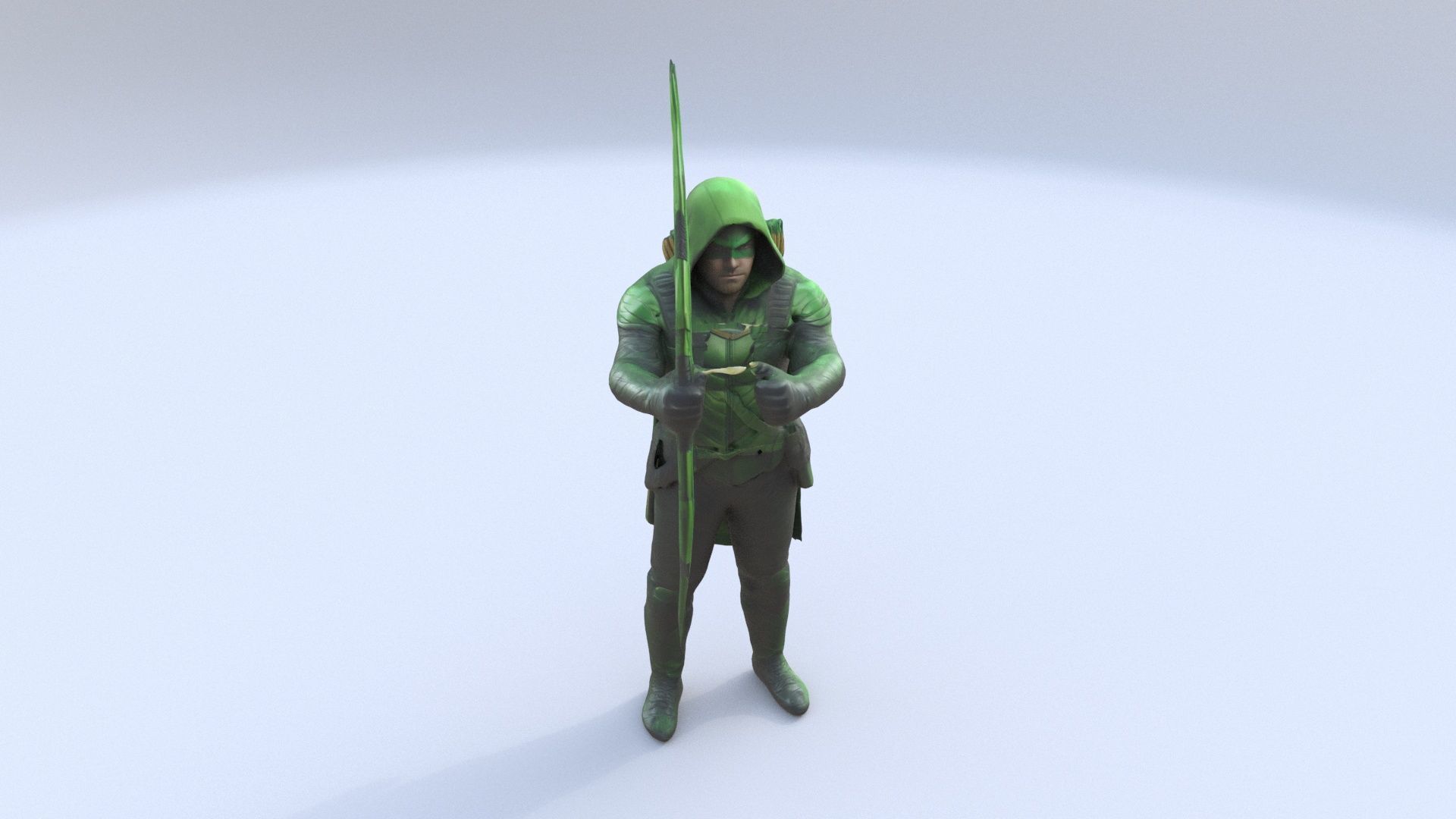 Green Arrow 3D model_1