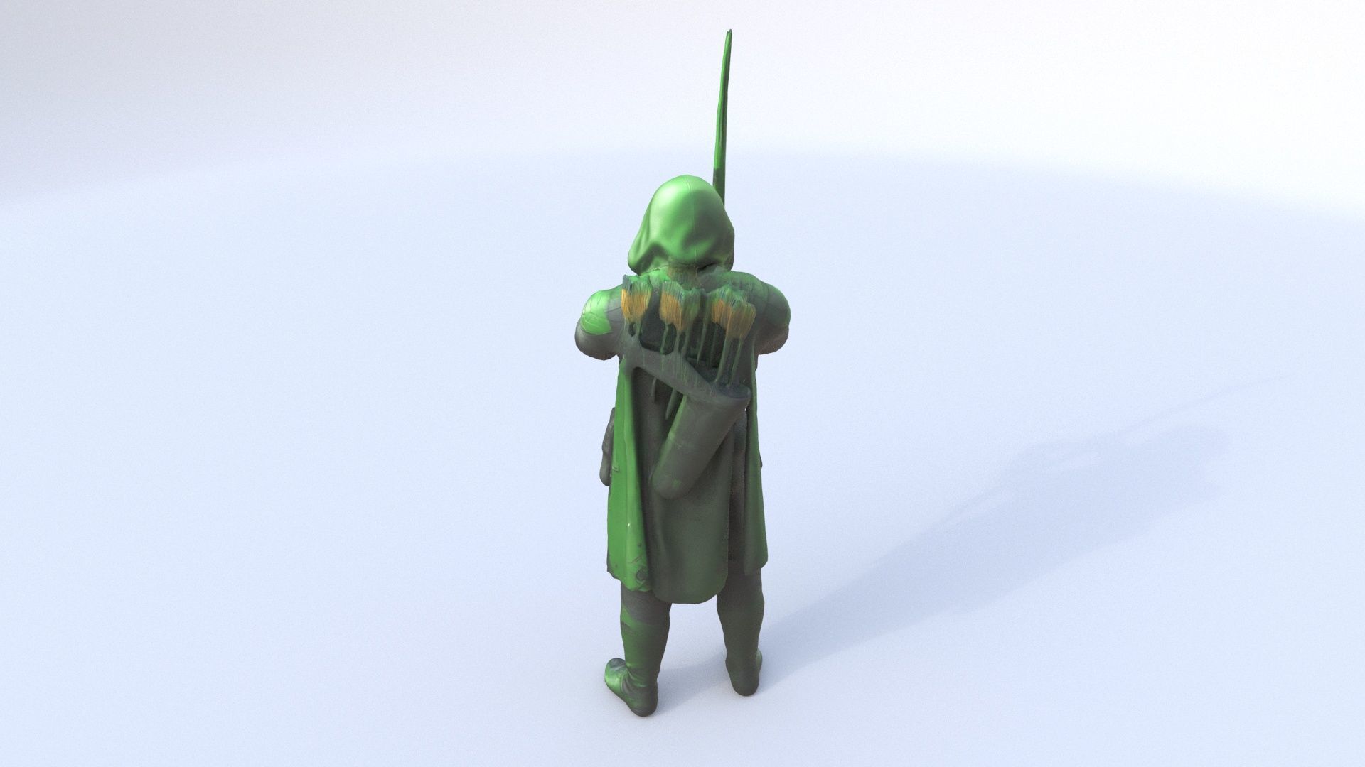Green Arrow 3D model_4