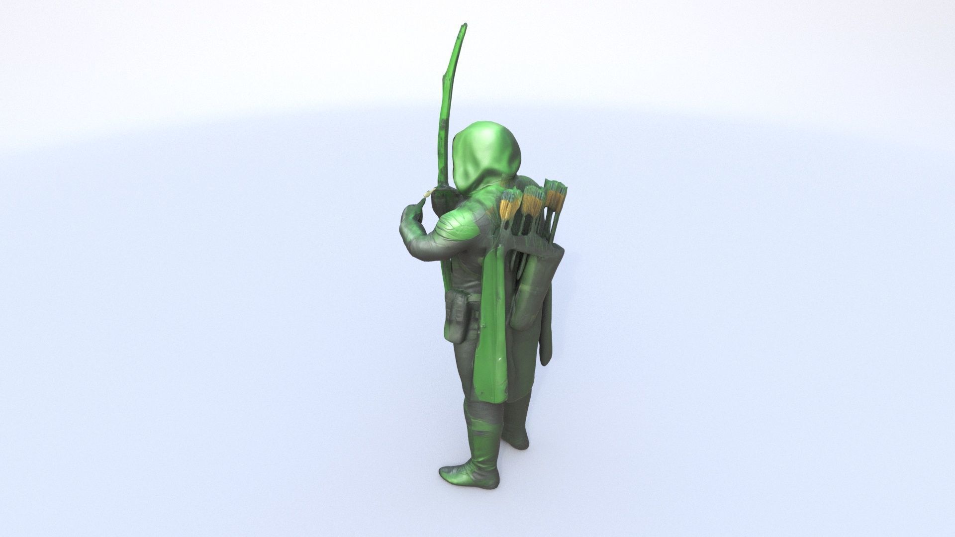 Green Arrow 3D model_3