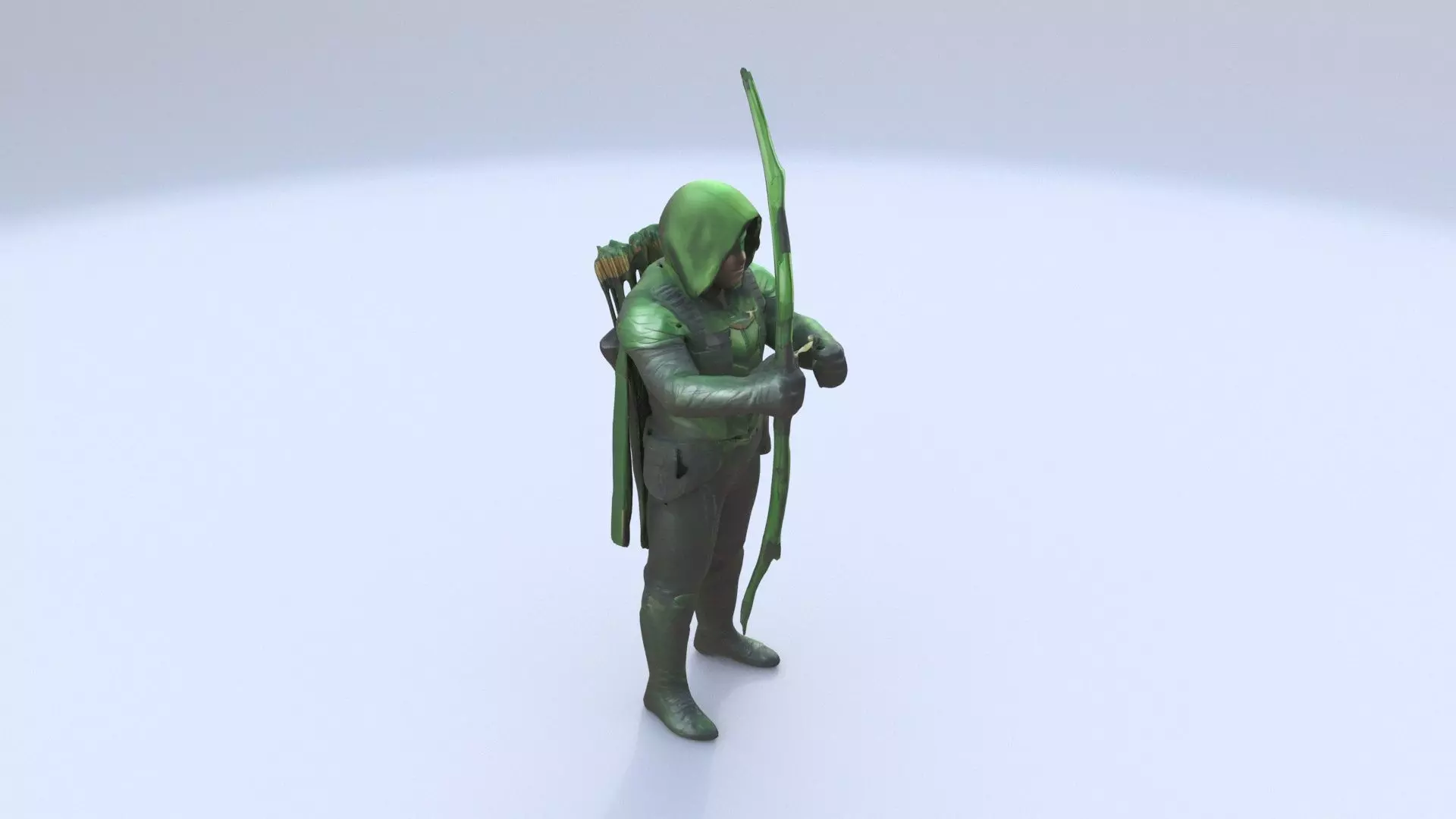 Green Arrow 3D model_0