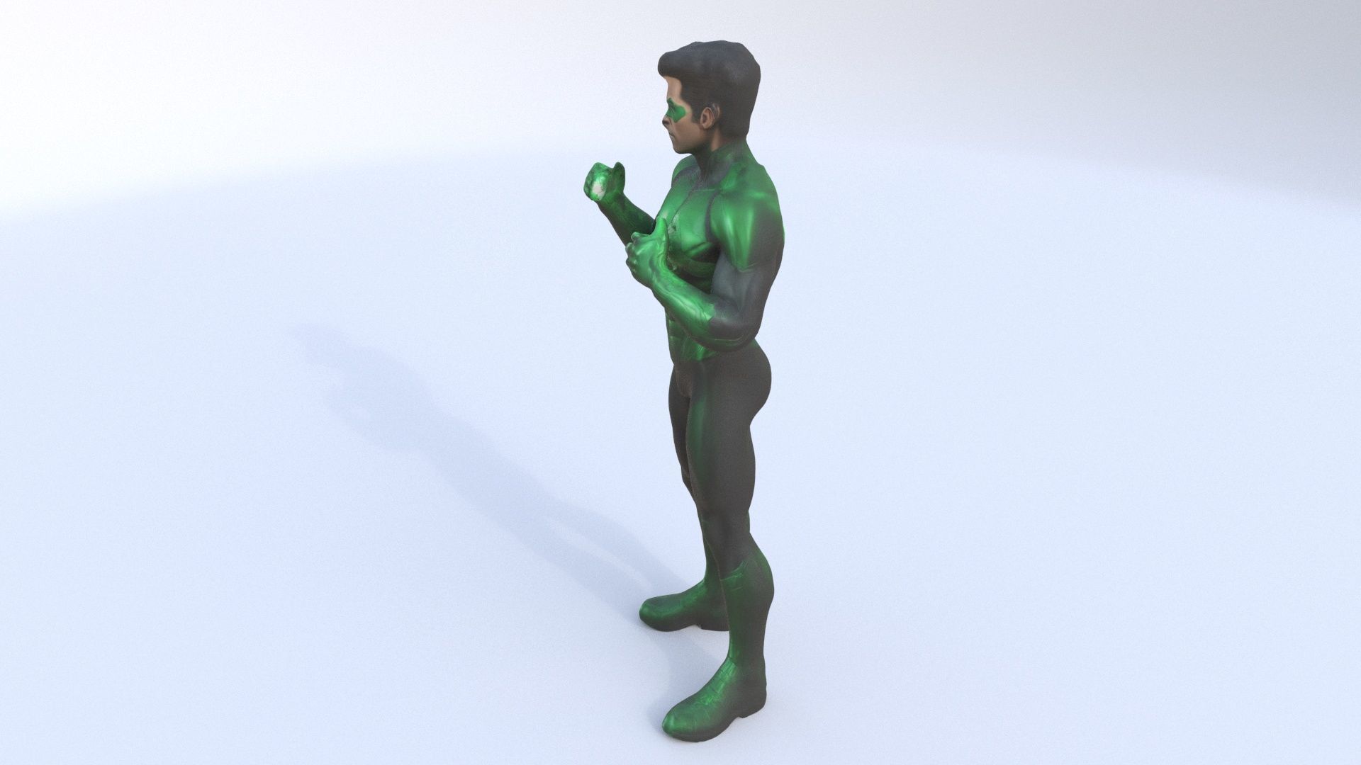 Green Lantern 3D model_2