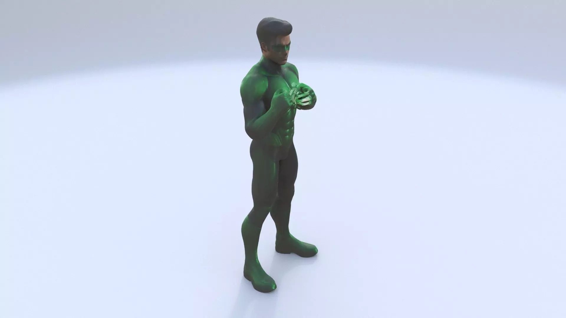 Green Lantern 3D model_0
