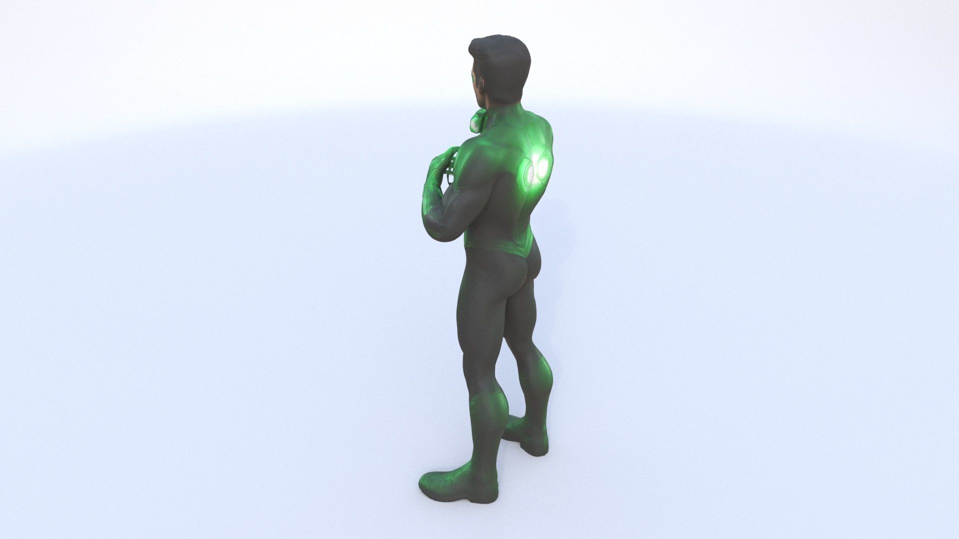 Green Lantern 3D model_3