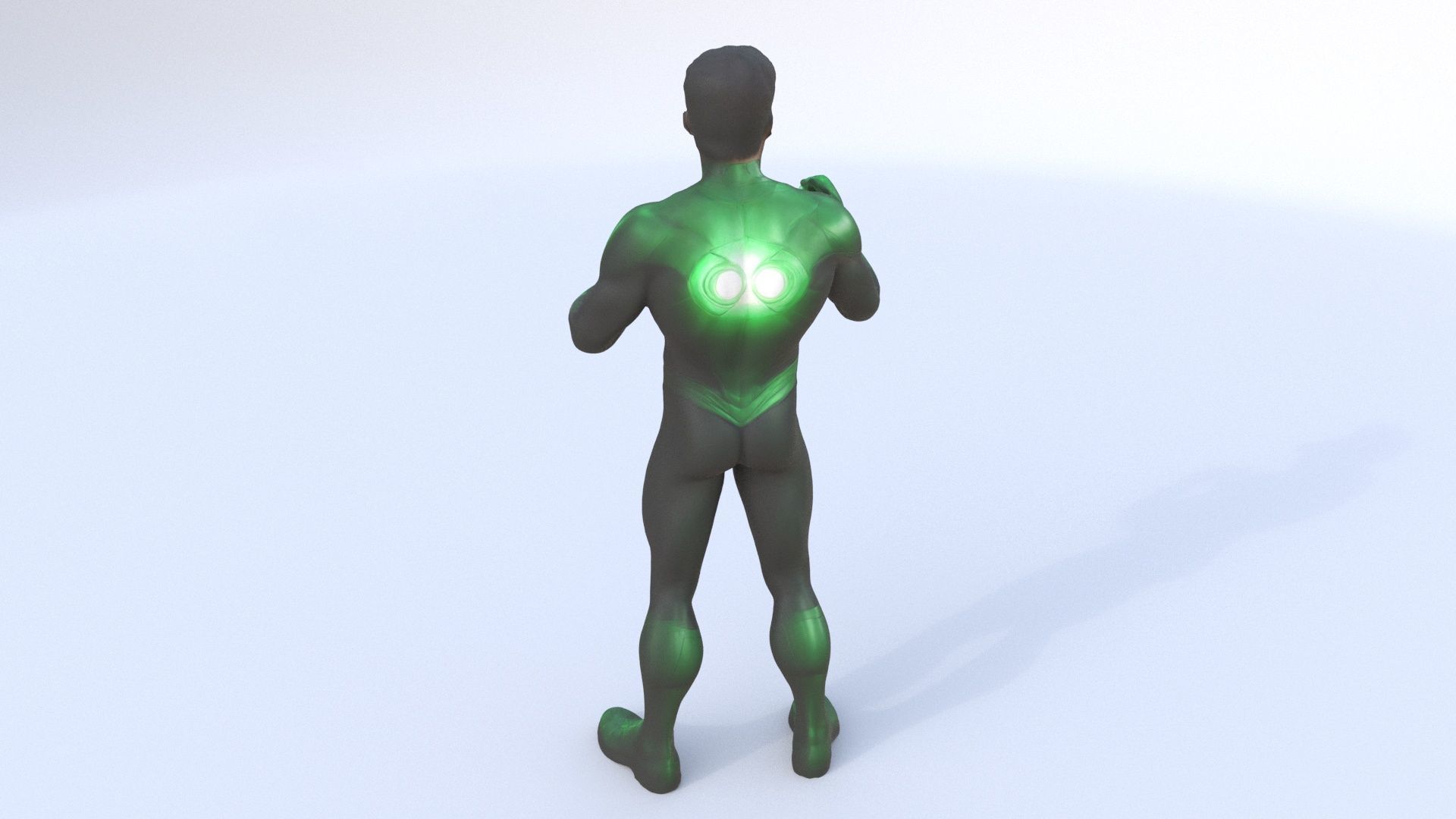 Green Lantern 3D model_4