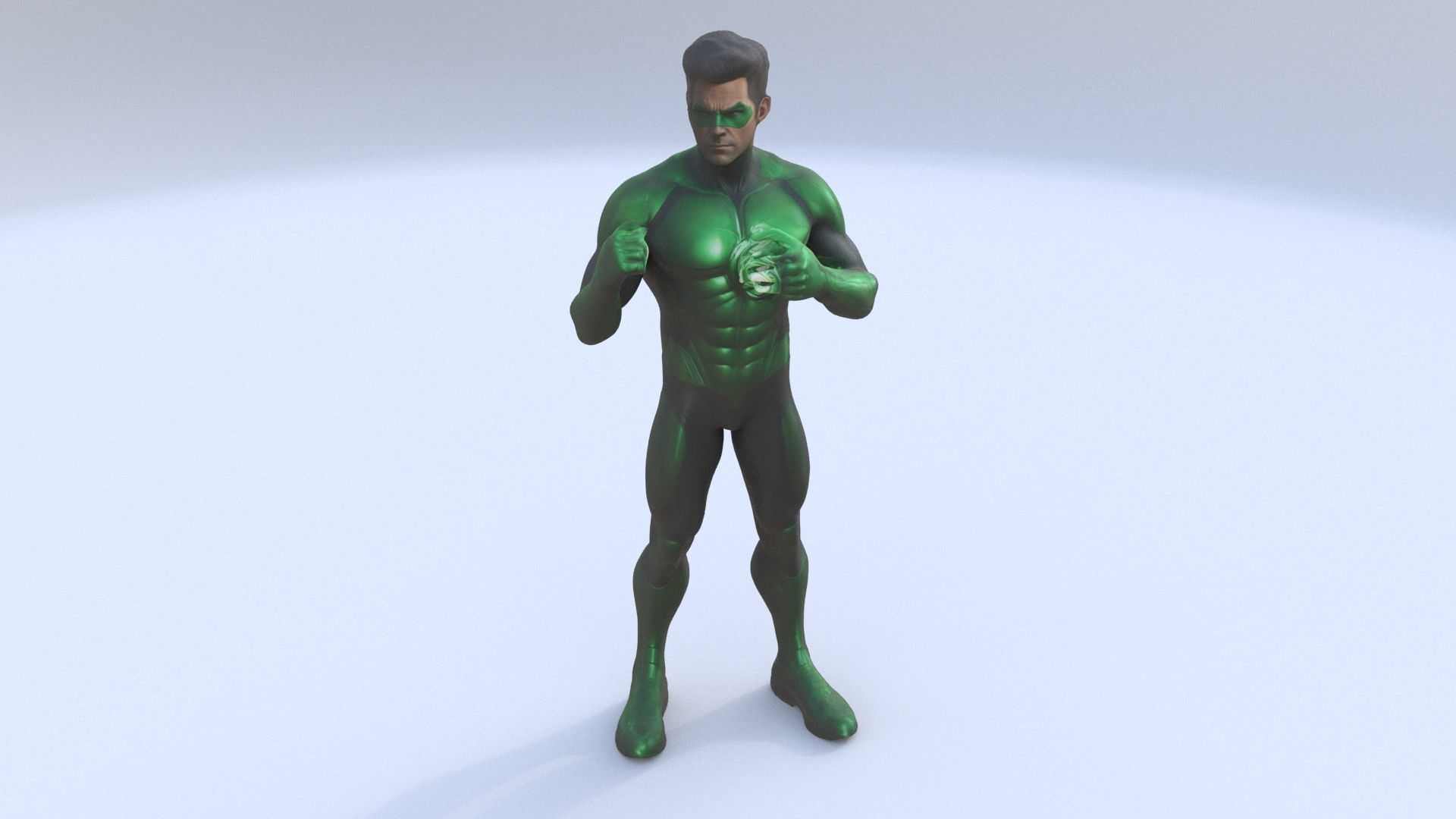 Green Lantern 3D model_1
