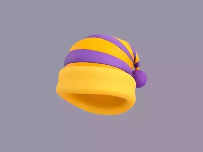 Hat052 Striped Nightcap