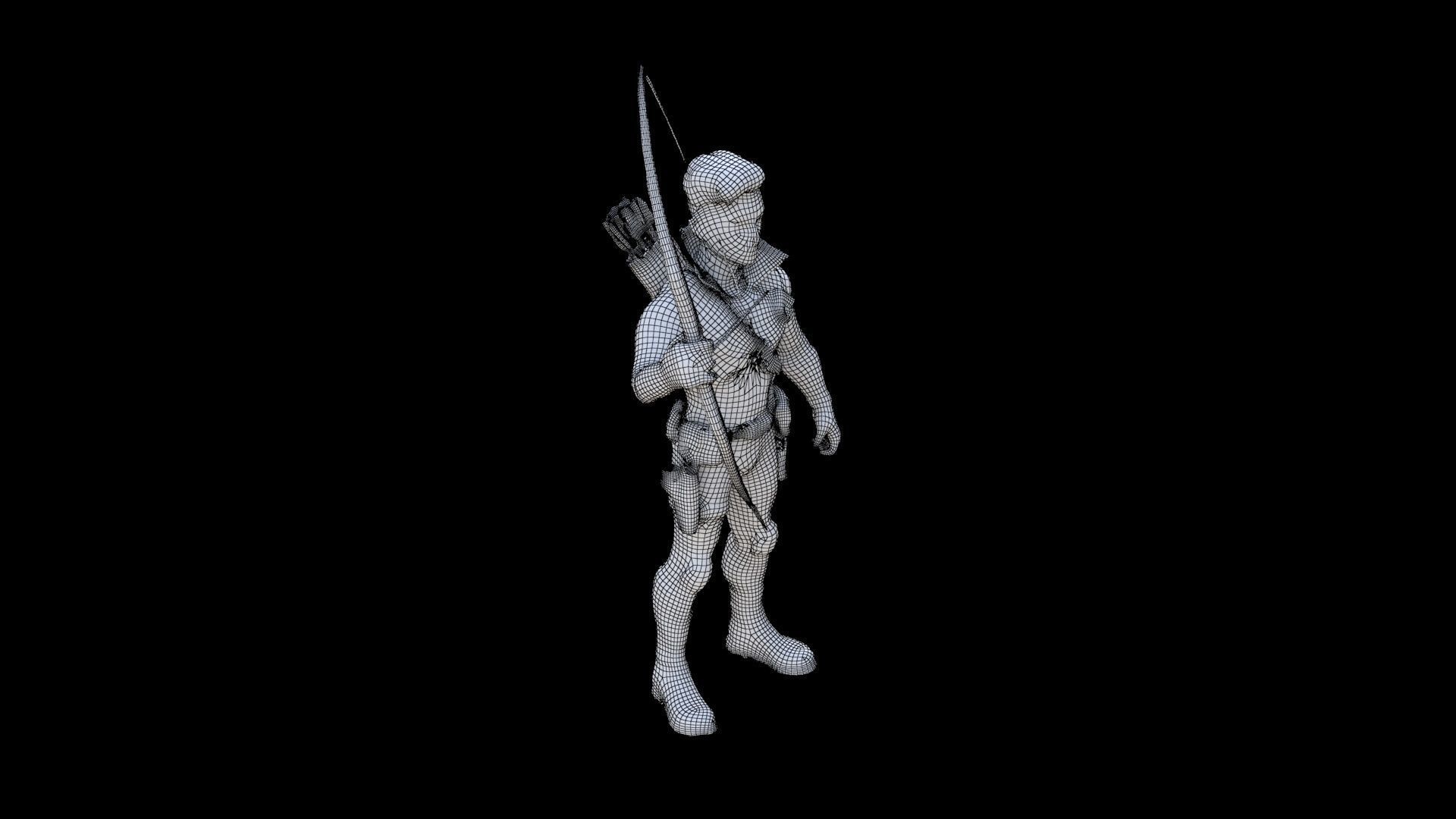 Hawkeye 3D model_5