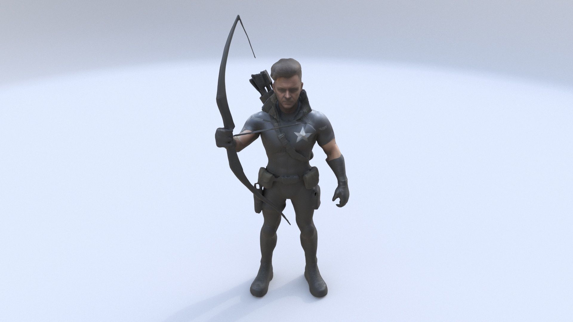 Hawkeye 3D model_1