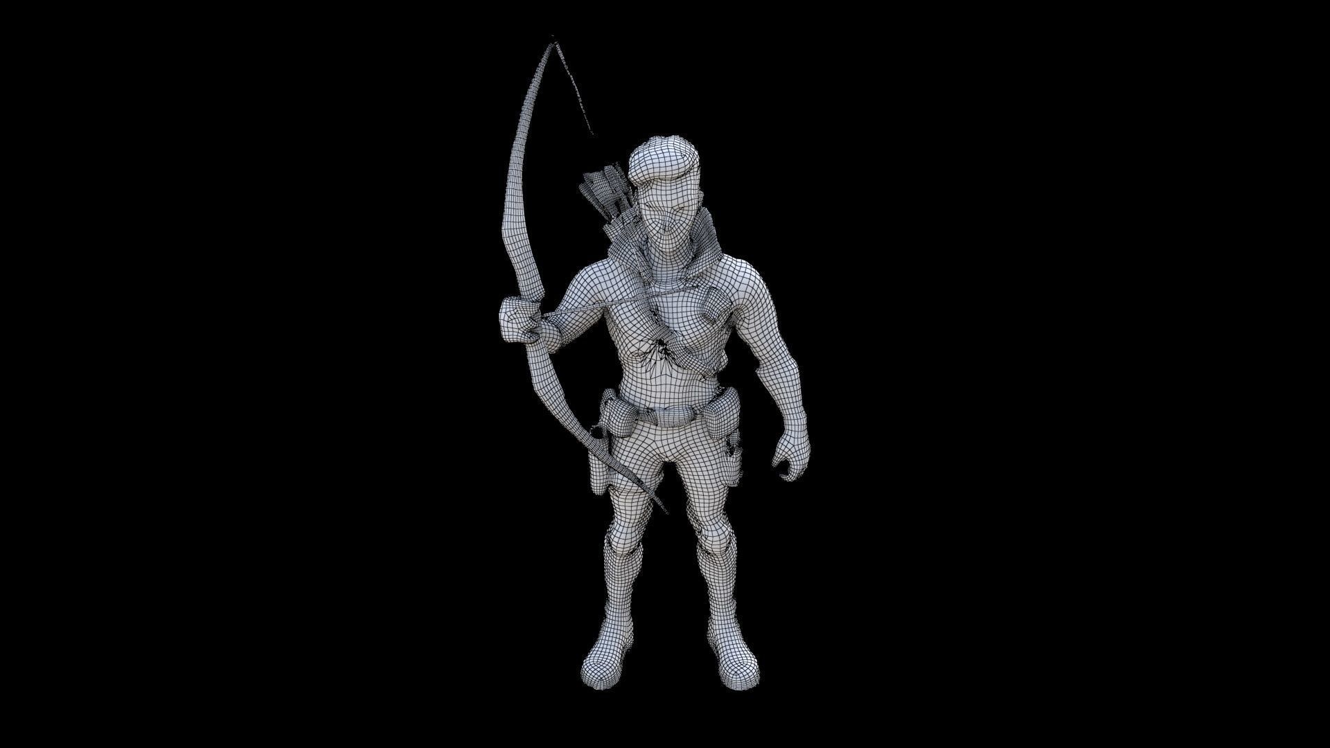 Hawkeye 3D model_6