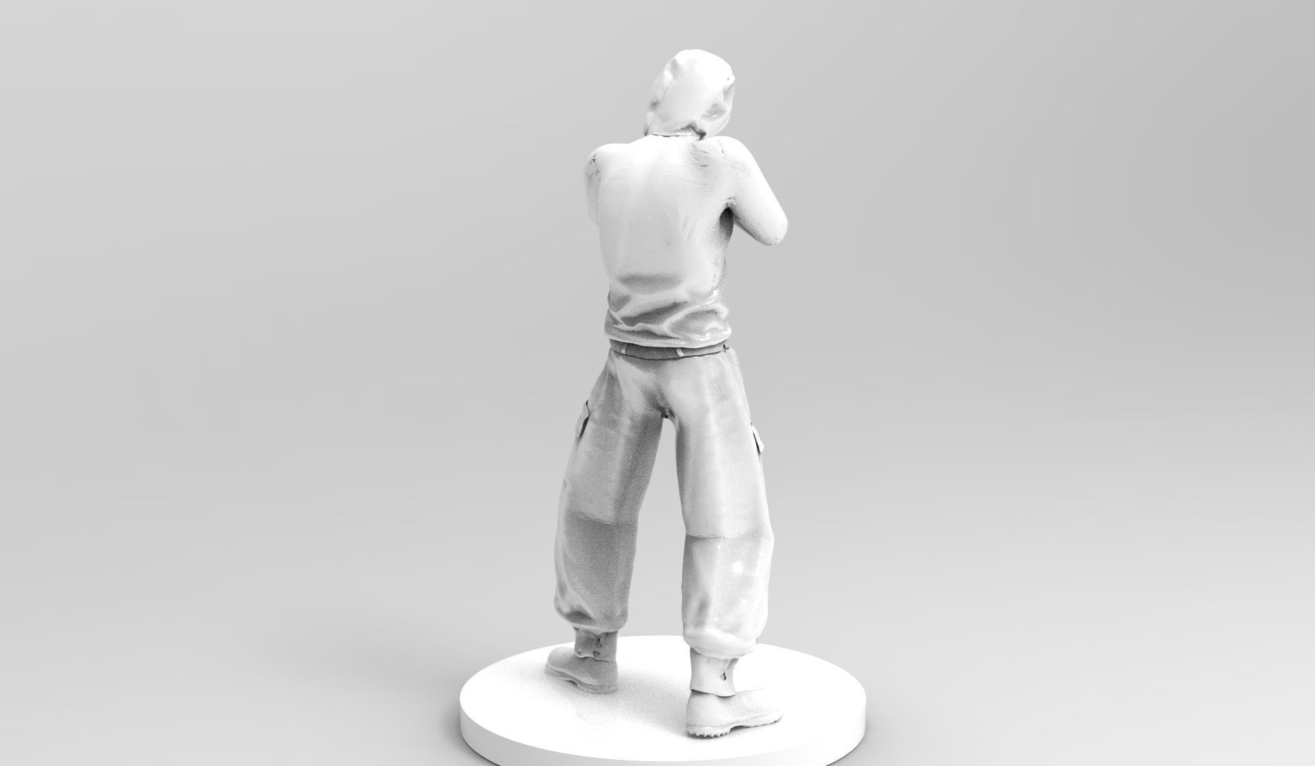 Squid Game Pink Soldier 3D print model_3