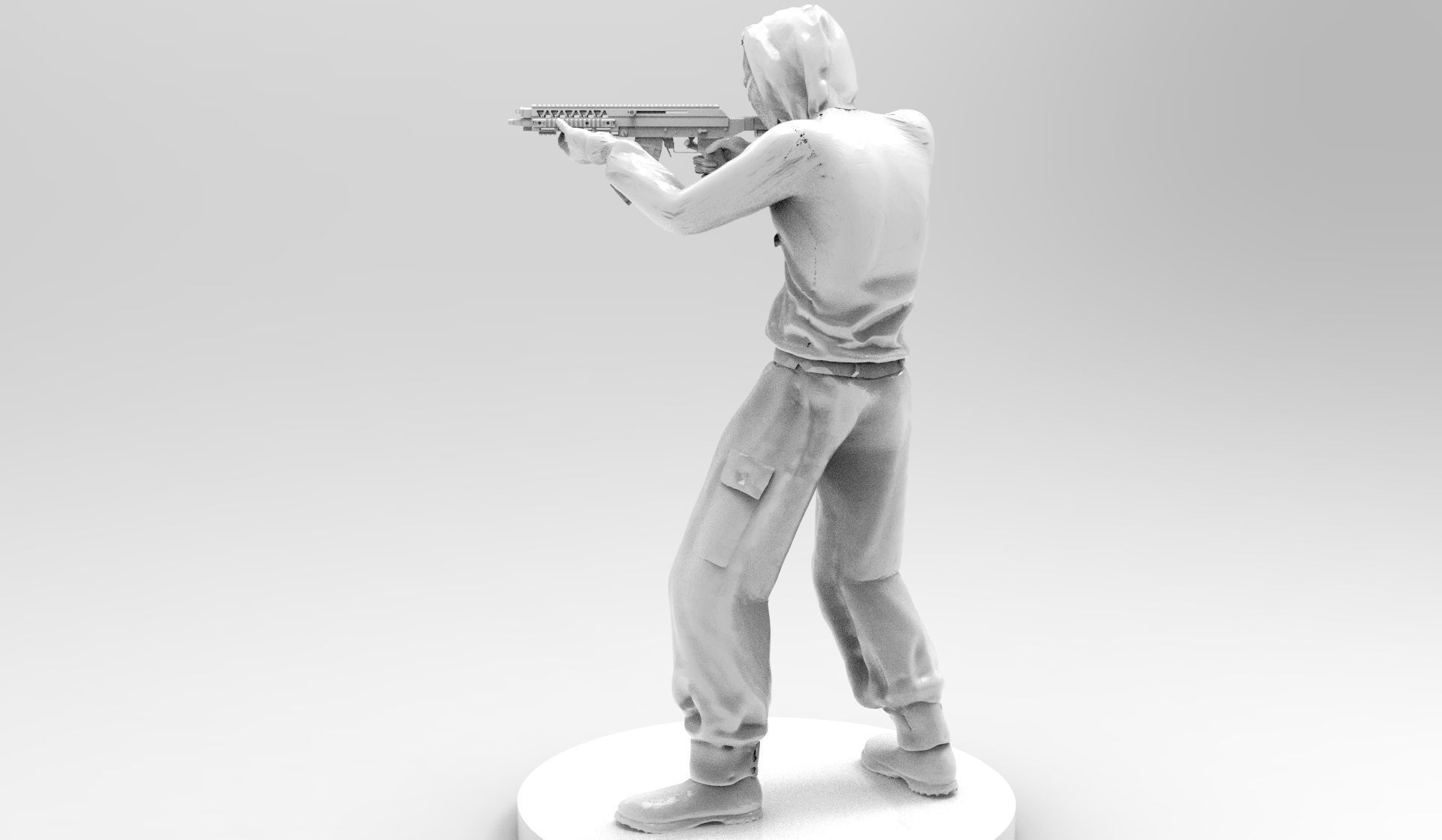 Squid Game Pink Soldier 3D print model_2