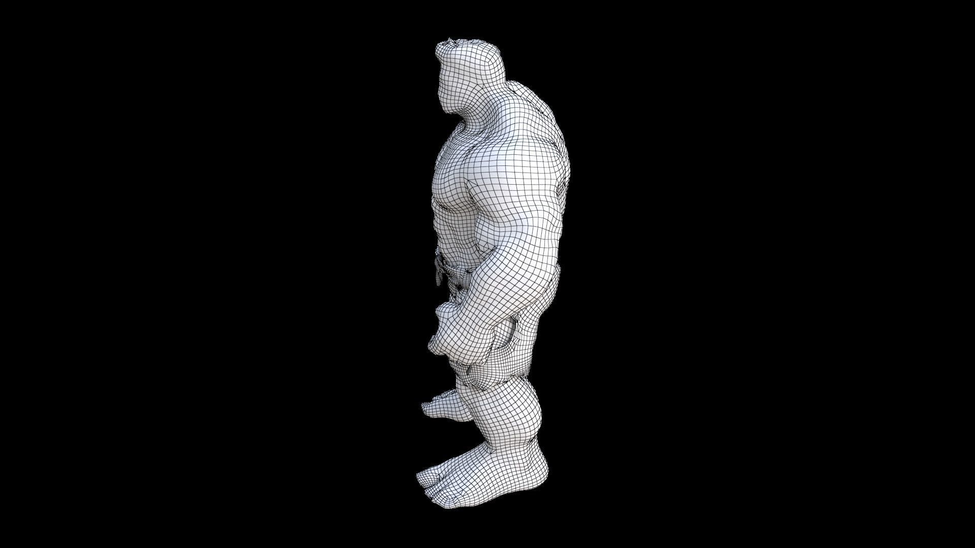 Hulk 3D model_7