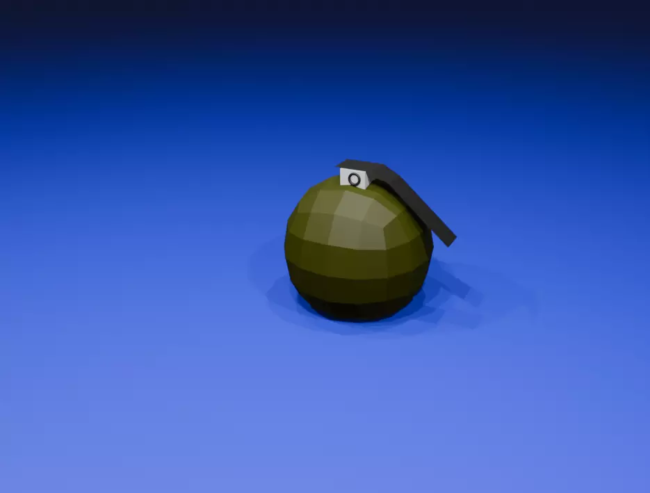 3D model of grenade Free 3D model_0