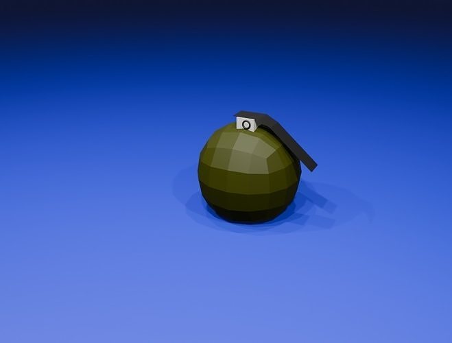 3D model of grenade Free 3D model