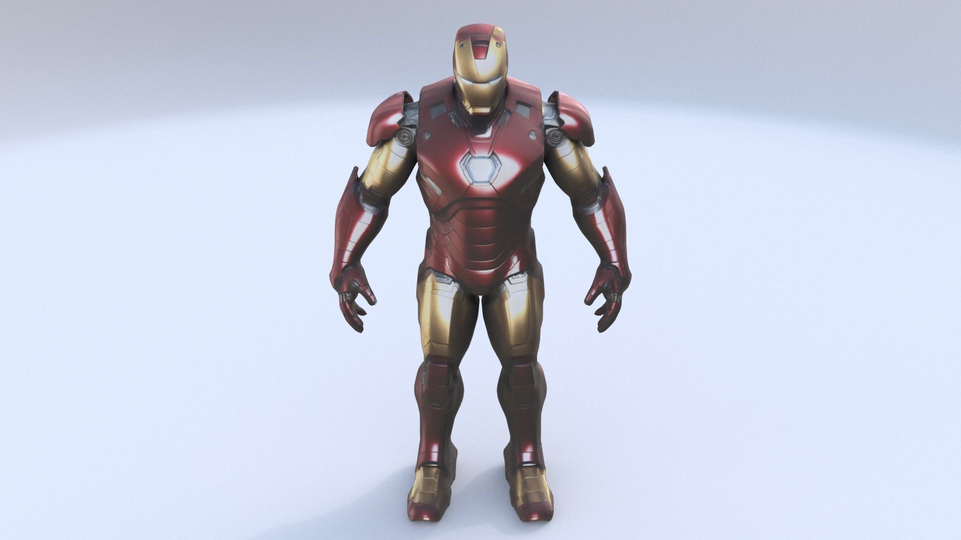 Iron Man 3D model_1