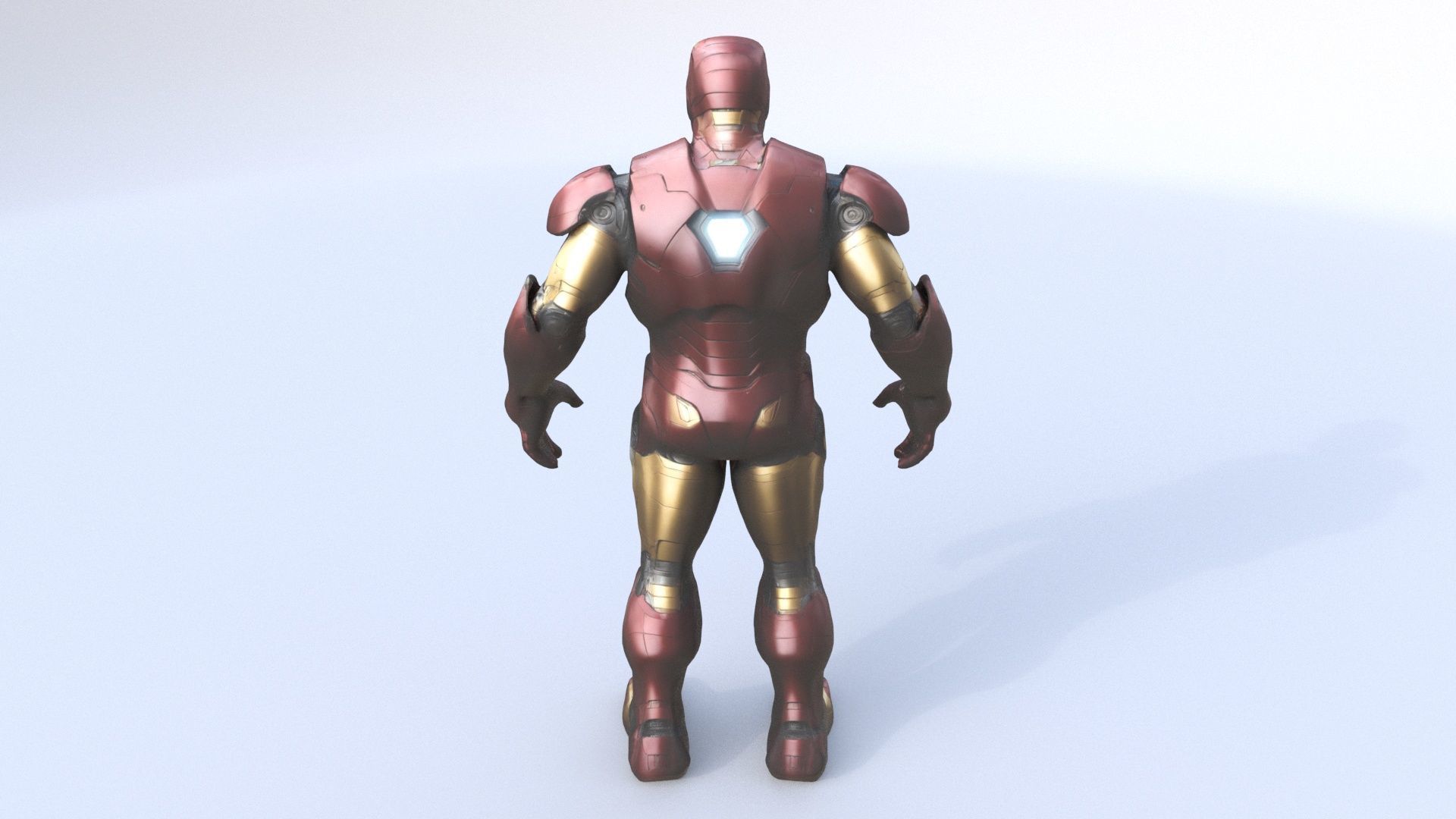 Iron Man 3D model_4