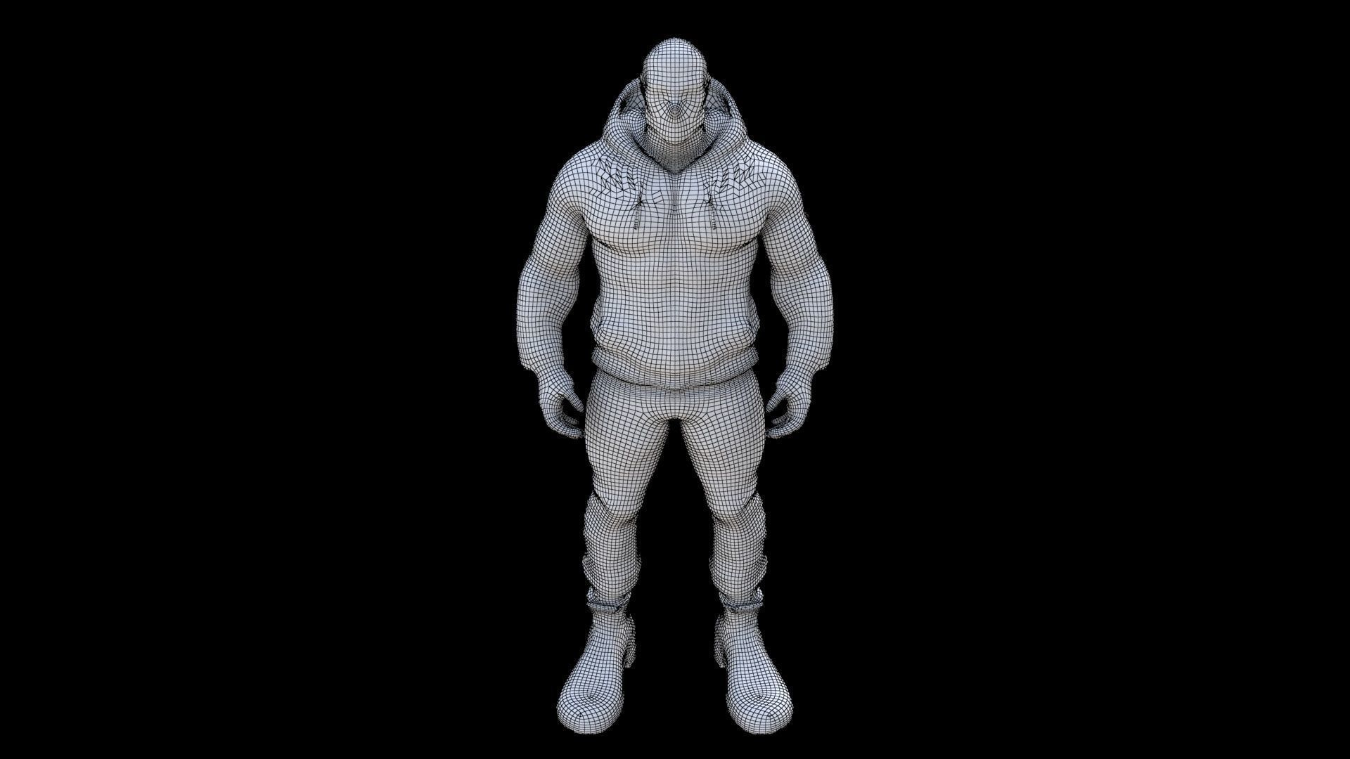Luke Cage 3D model_6