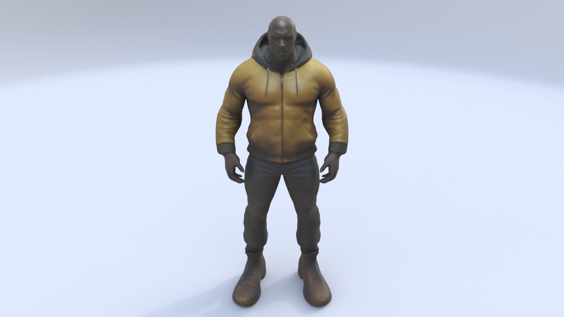 Luke Cage 3D model_1
